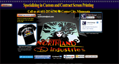 Desktop Screenshot of northland-industries.com